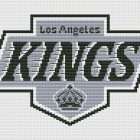 Los Angeles Kings Logo Counted Cross Stitch Pattern00001