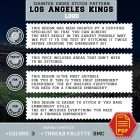 Los Angeles Kings Mark Pattern Details and Dimensions