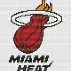 Miami Heat Logo Counted Cross Stitch Pattern – Download in PDF 6 Miami Heat Logo Counted Cross Stitch Pattern00001