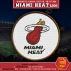 Miami Heat Logo Counted Cross Stitch Pattern – Download in PDF 3 Miami Heat DIY Cross Stitch Kit Contents - PDF Emblem Pattern List