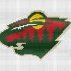 Minnesota Wild Logo Counted Cross Stitch Pattern - Download in PDF 6 Minnesota Wild Logo Counted Cross Stitch Pattern Download in PDF00001