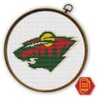 Minnesota Wild Logo Counted Cross Stitch Pattern - Download in PDF 1 Minnesota Wild Emblem Counted Cross Stitch Pattern - Download in PDF