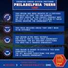Philadelphia 76ers Cross Stitch Mark Details and Size Chart
