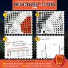 Easy Cross Stitch Instructions - How to Embroider the Philadelphia Flyers Mark