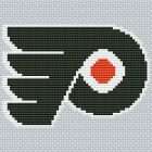 Philadelphia Flyers Logo Counted Cross Stitch Pattern00007