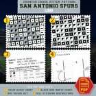 San Antonio Spurs Logo Counted Cross Stitch Pattern – Download in PDF 4 Cross Stitch Embroidery Rules - Beginner Friendly Guide for Spurs Crest