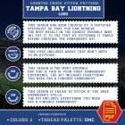 Tampa Bay Lightning Mark Pattern Details and Size Chart