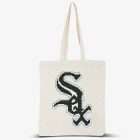Chicago White Sox Logo Counted Cross Stitch Pattern - Download in PDF 7 Chicago White Sox logo counted cross stitch preview on fabric