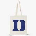 Duke Blue Devils Logo Counted Cross Stitch Pattern - Download in PDF 7 Duke Blue Devils logo counted cross stitch preview on fabric