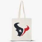 Houston Texans Logo Counted Cross Stitch Pattern - Download in PDF 8 Houston Texans logo counted cross stitch design shown on a tote bag mockup