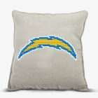 Los Angeles Chargers Logo Counted Cross Stitch Pattern - Download in PDF 9 Finished look of Los Angeles Chargers logo counted cross stitch design