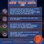 New York Mets Logo Counted Cross Stitch Pattern - Download in PDF 4 Basic embroidery rules page included with New York Mets logo cross stitch PDF
