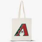 Arizona Diamondbacks Logo Counted Cross Stitch Pattern - Download in PDF 6 Arizona Diamondbacks logo cross stitch design shown on a canvas tote bag